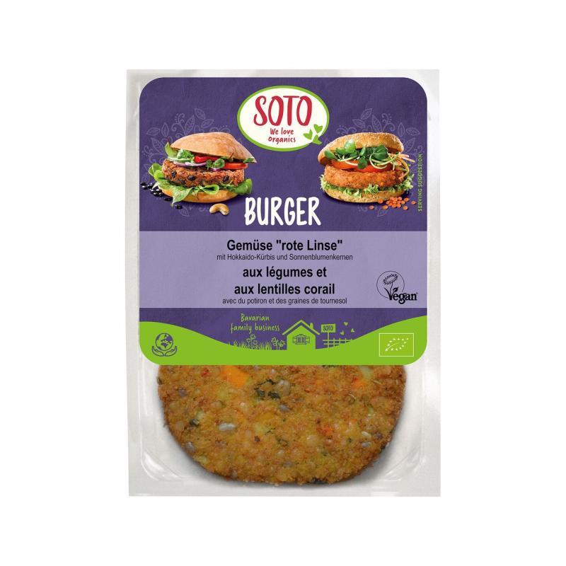Burger rote Linsen 160g